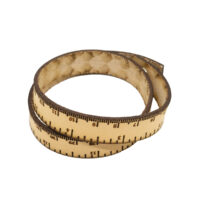 Mittanauharannekoru, aitoa nahkaa - Värjäämätön