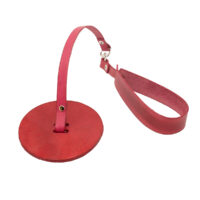 Lankakeränpidike, aitoa nahkaa - Punainen