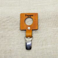 Nahkainen pyyheklipsu - Peppu
